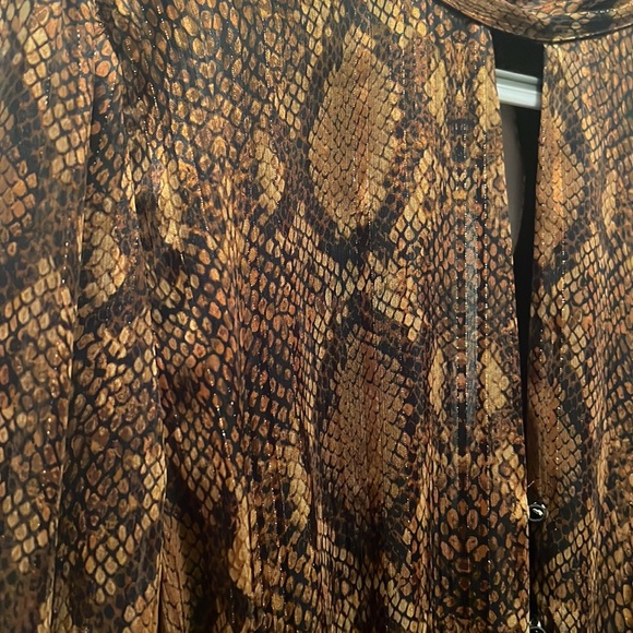 ZARA ANIMAL PRINT MINI DRESS - Picture 5 of 5